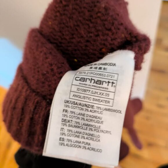 Carhartt Anglistic Sweater Lambswool Sweater - Picture 2 of 3